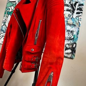 Incredible Barbara Bui Lambskin leather jacket!